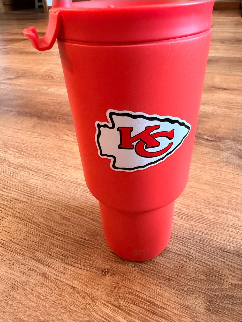 Kansas City Chiefs Red Travel Tumbler with Logo